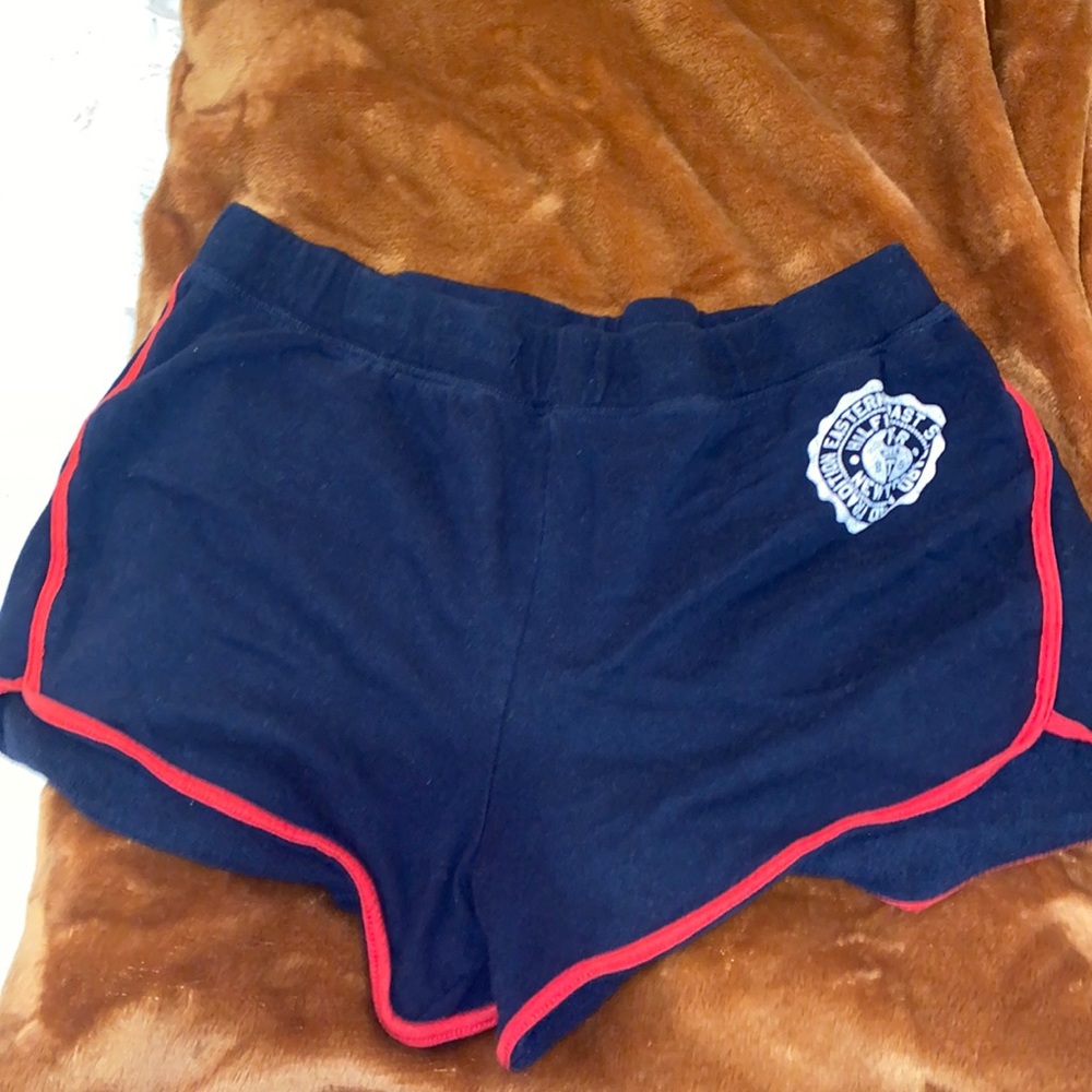 Tommy Hilfiger Navy and Red Athletic Shorts